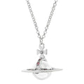 Y2K Style Queen Mother West Mini Little Saturn Pearl LovePin - 3D Planet Necklace & Bracelet, Premium Titanium Alloy,Ideal for Daily Wear & Parties, Daily Wear JewelryIY2KFashion AccessoryIDurable Alloy