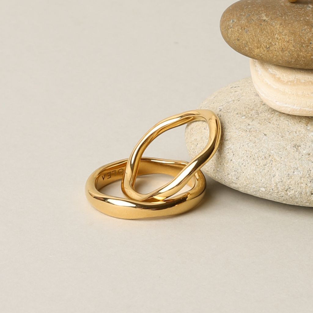 Example "Gemini" Stackable Rings