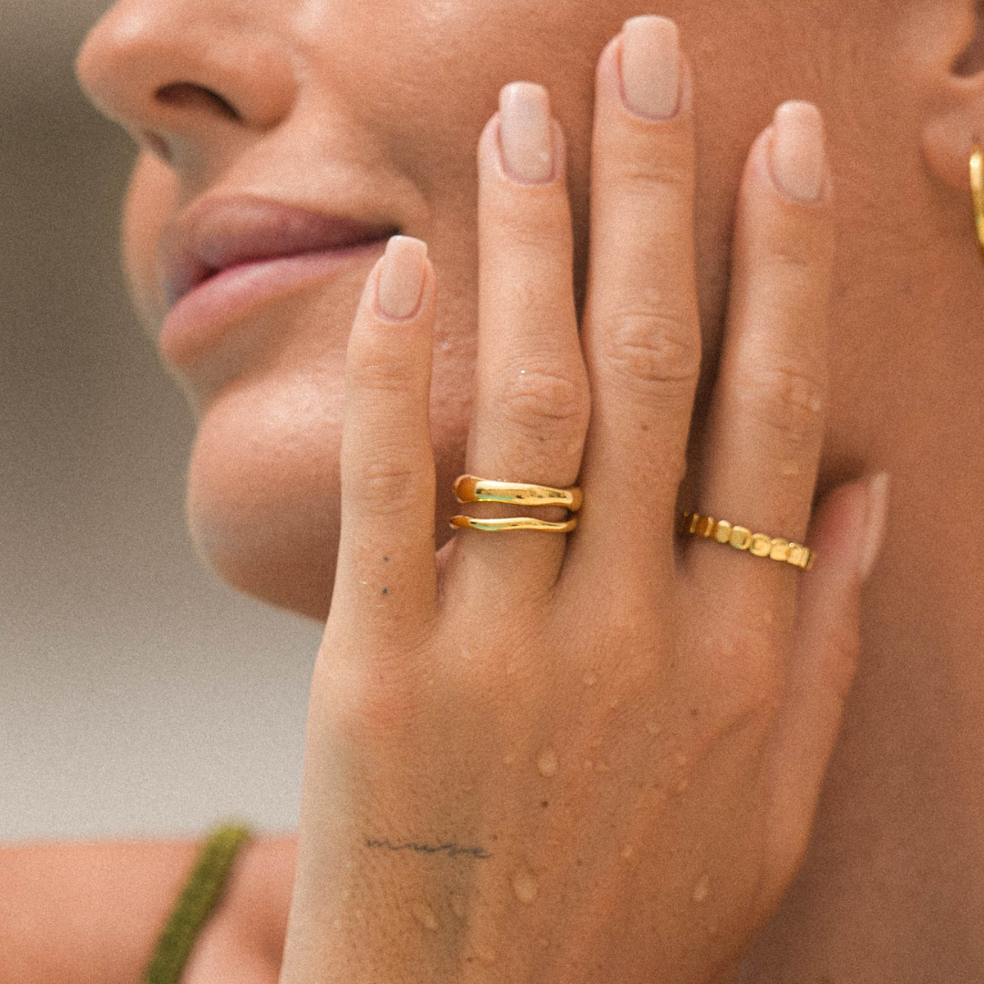 Example "Gemini" Stackable Rings