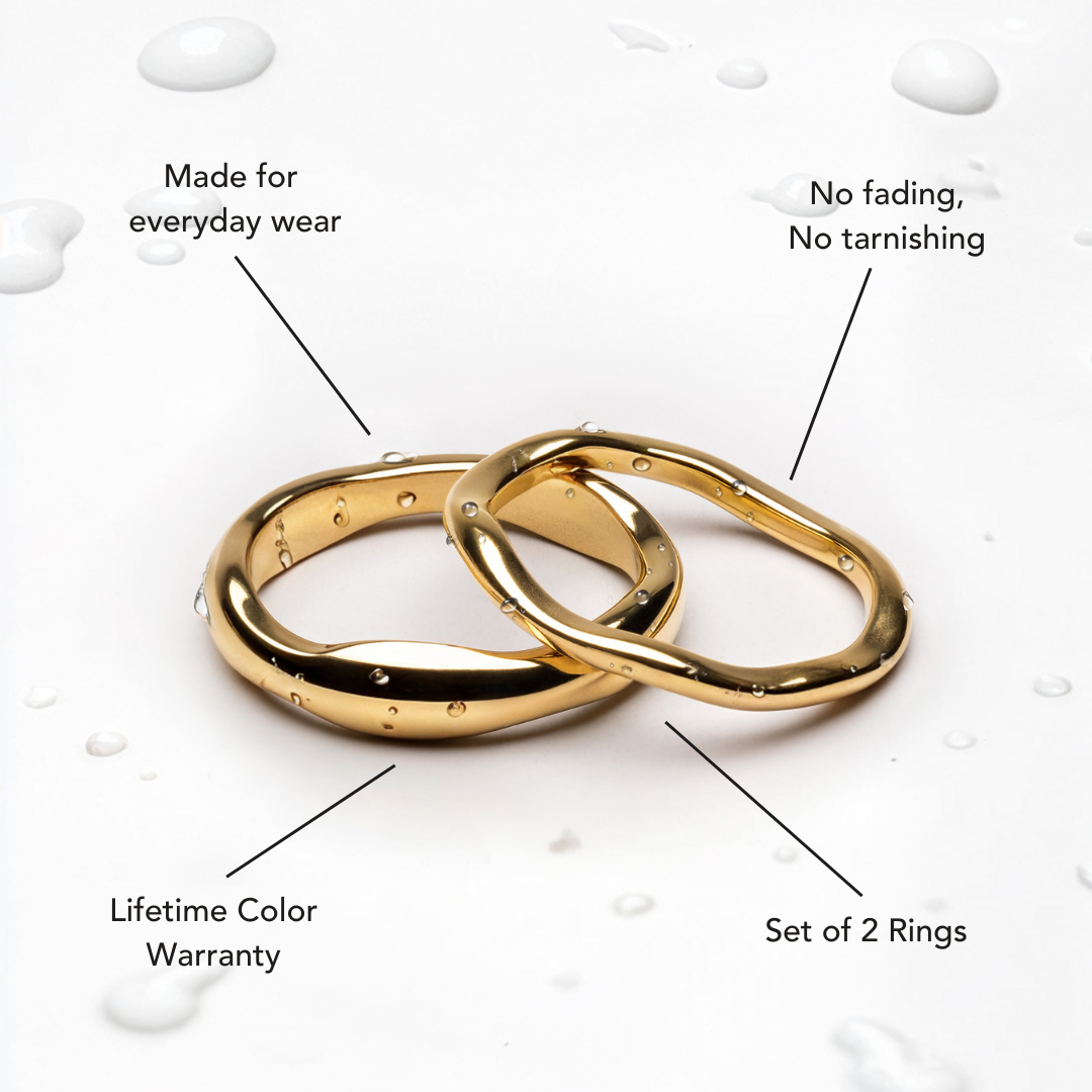 Example "Gemini" Stackable Rings