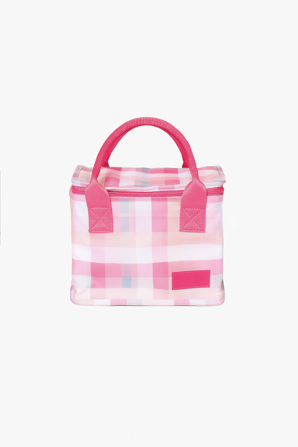 The Graze Lunch Bag - Pink Picnic Plaid