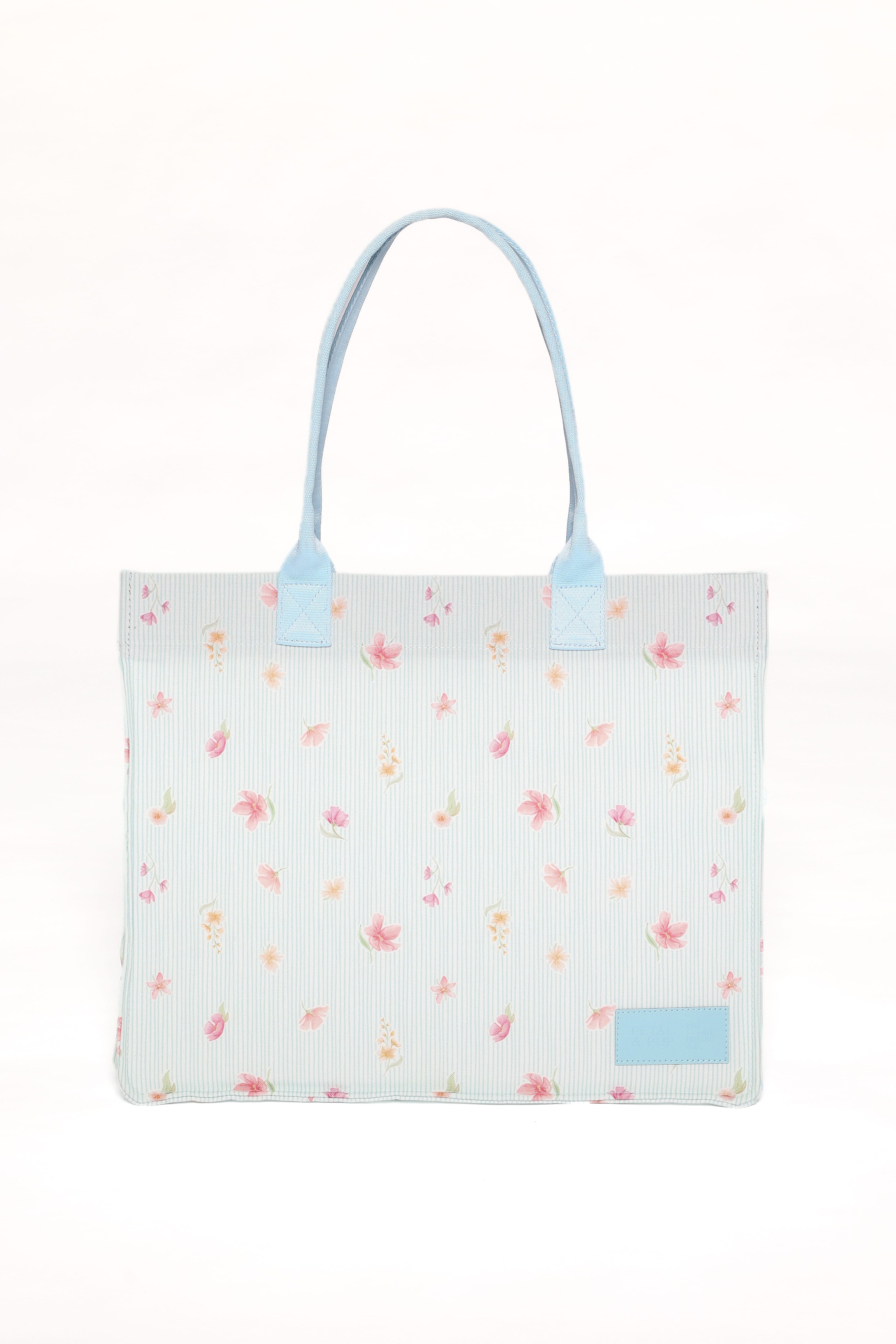 Ultimate Tote Bag - Blue Garden Stripe
