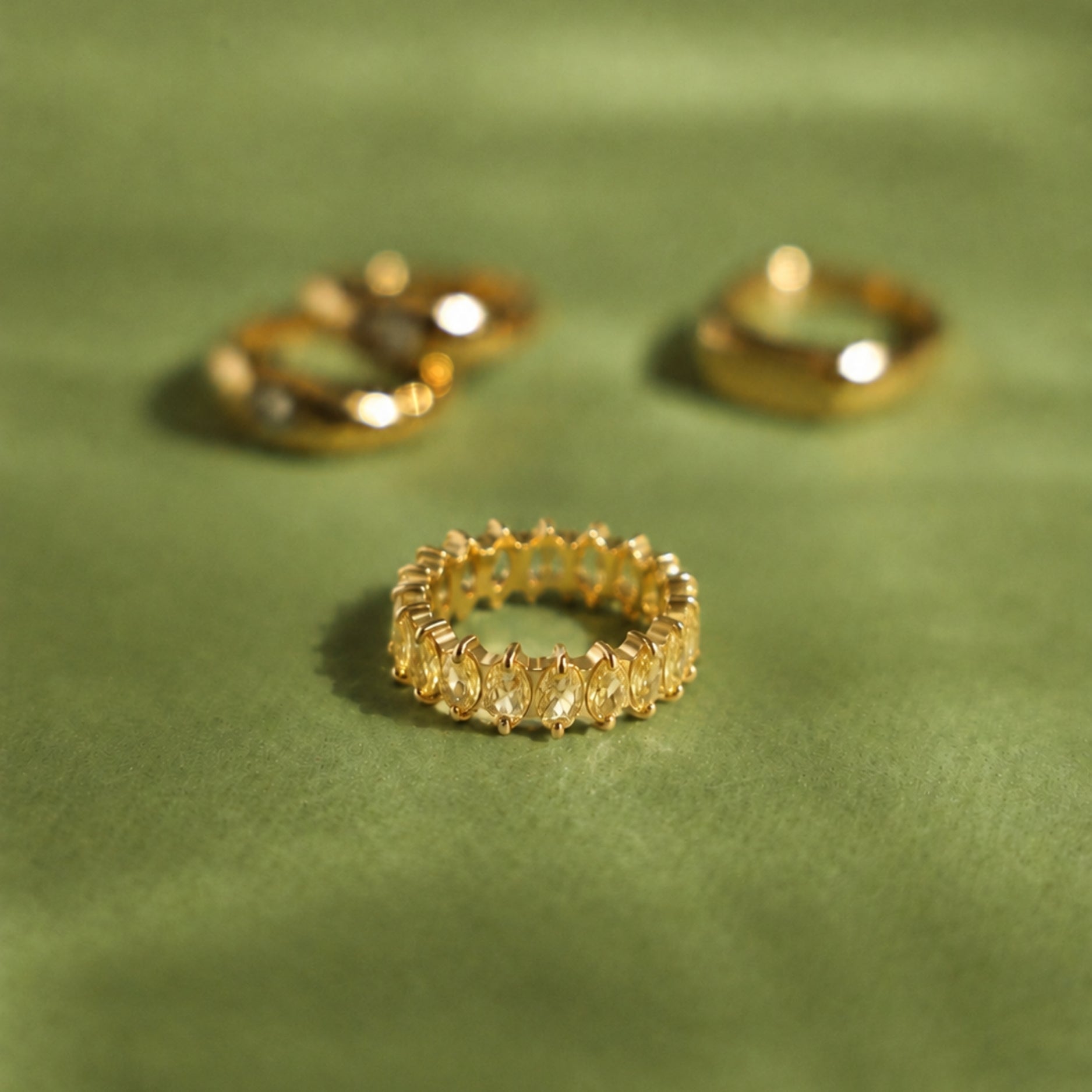 Example Birthstone Eternity Ring
