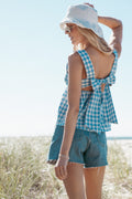 Chatham Top - Blue Gingham