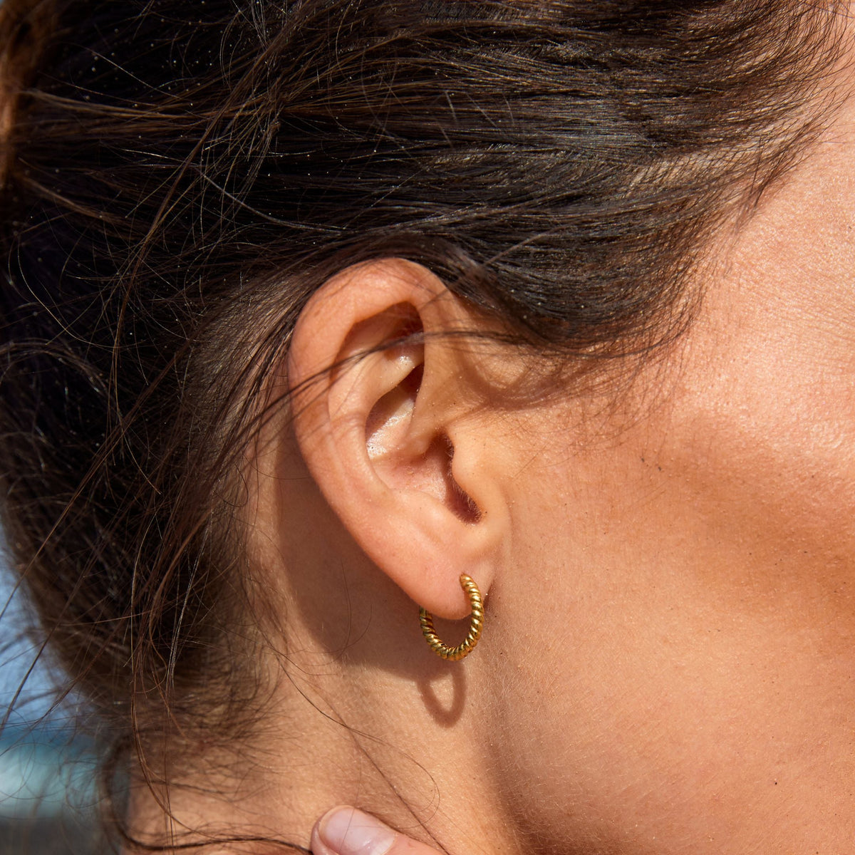 Example Twisted Hoops Earrings